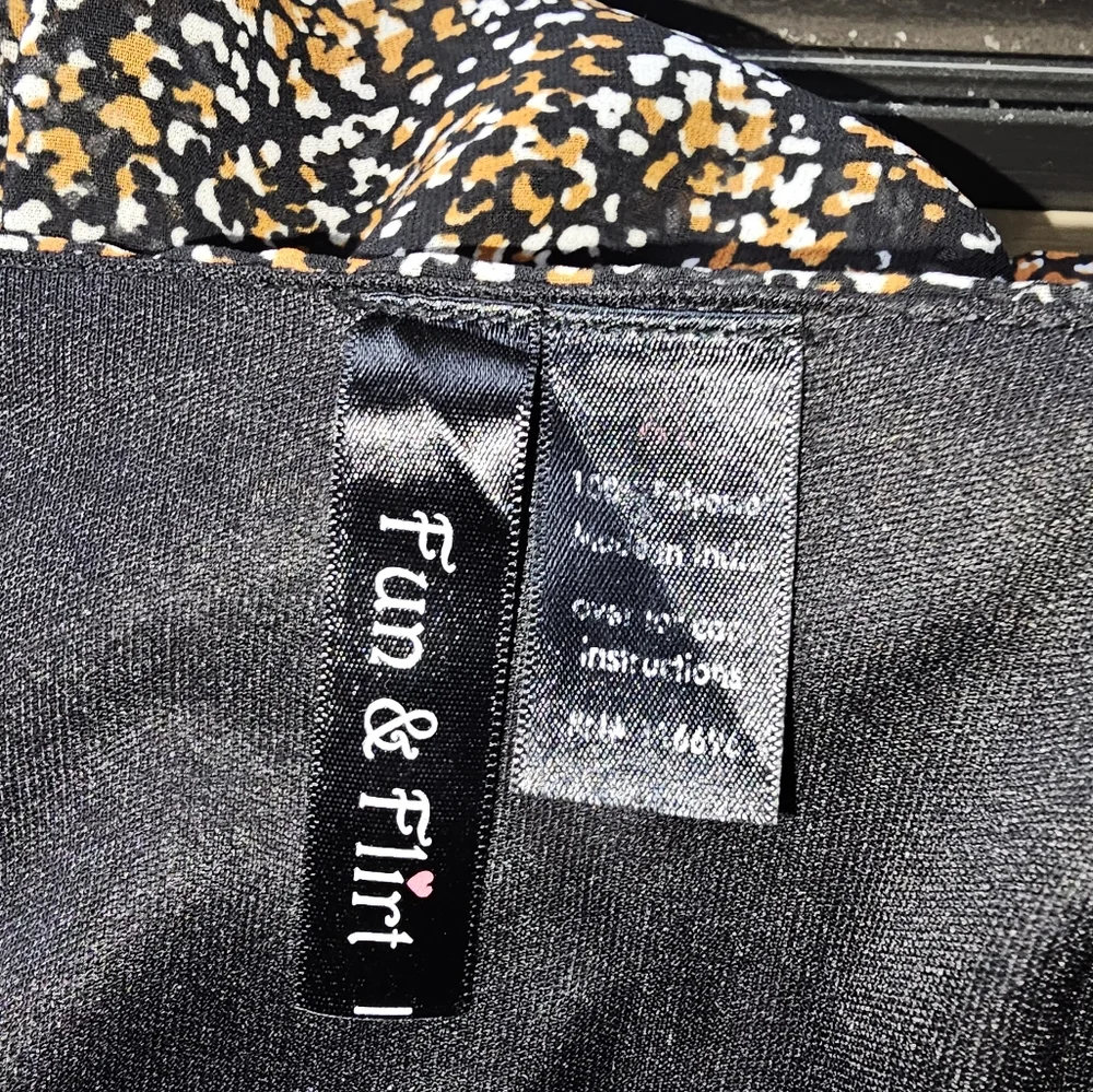 Wrap design blouse colorful - Picture 5 of 5